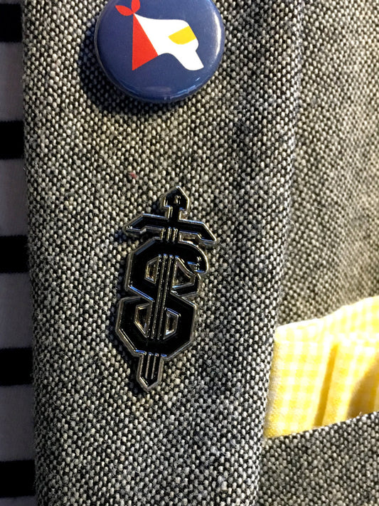 Secret Panel Enamel Pin