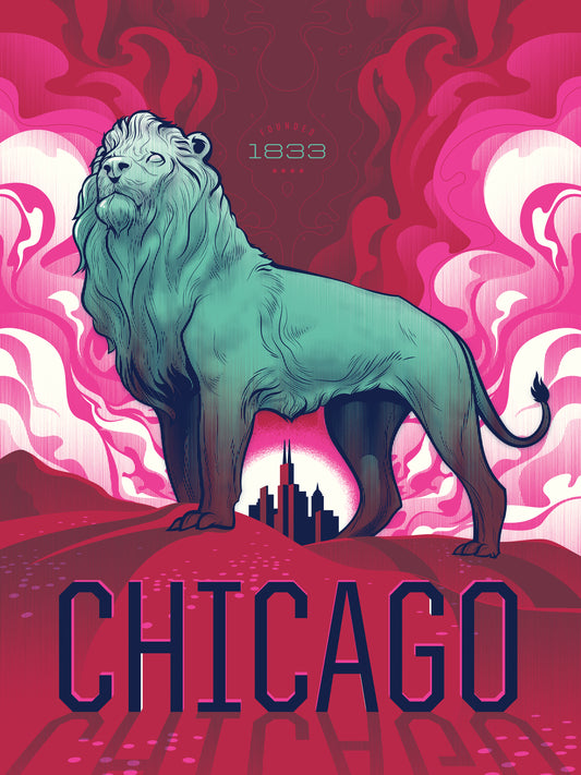 Chicago Bronze Lion