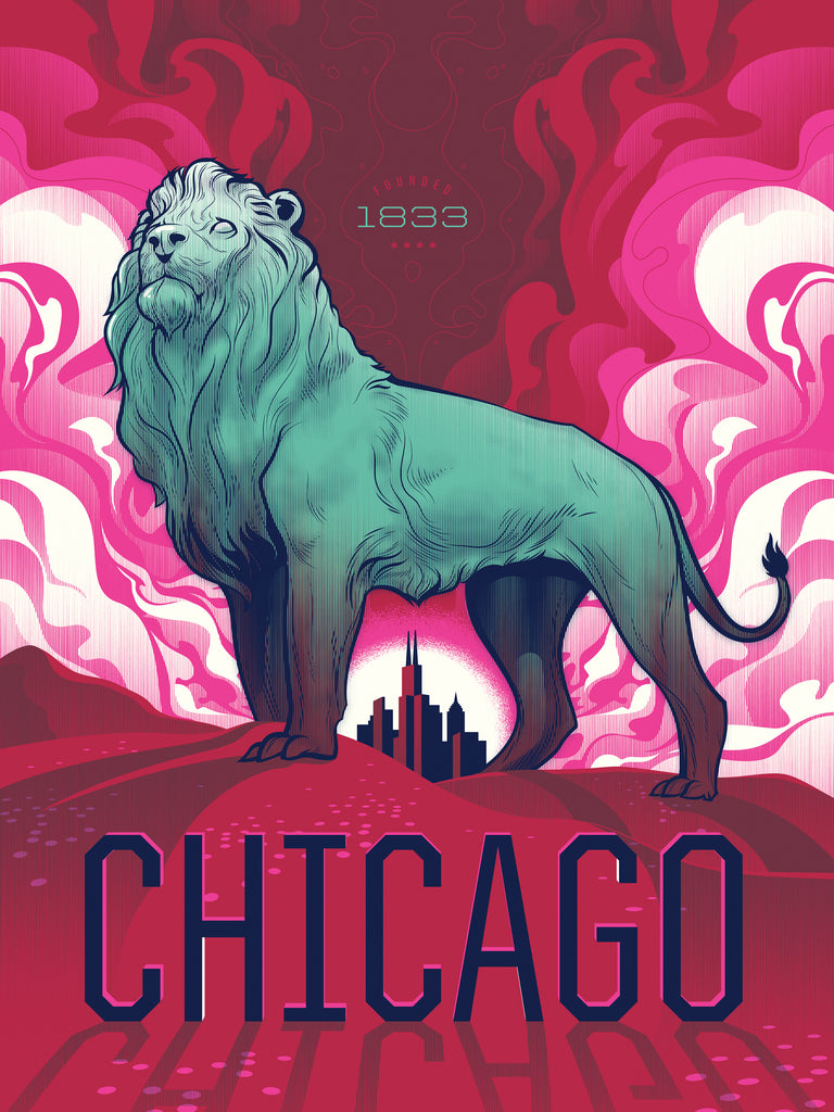 Chicago Bronze Lion