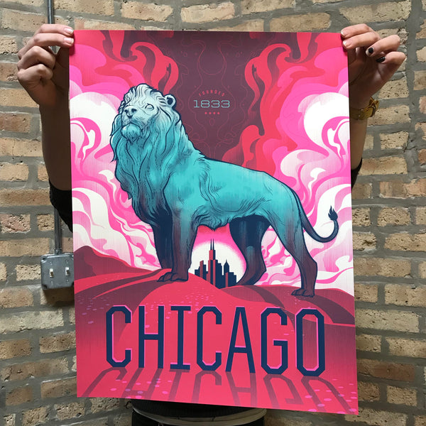 Chicago Bronze Lion